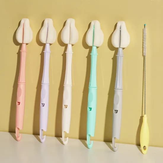 리에또 롱 젖꼭지솔 5P 물병 텀블러 젖병솔