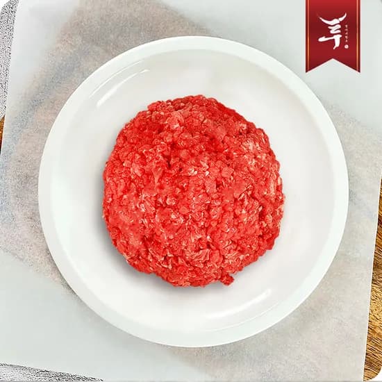 ++1등급한우 만능 다짐육 떡갈비 동그랑땡 너비아니 반찬 소고기 300g 투뿔 투쁠