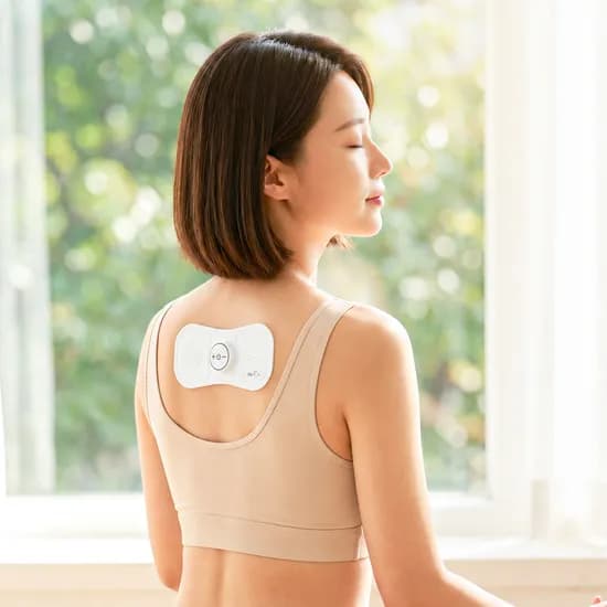 닥터웰 EMS 나비 저주파 마사지기 자극기 나비 무선 목 어깨 안마기 HDW-320