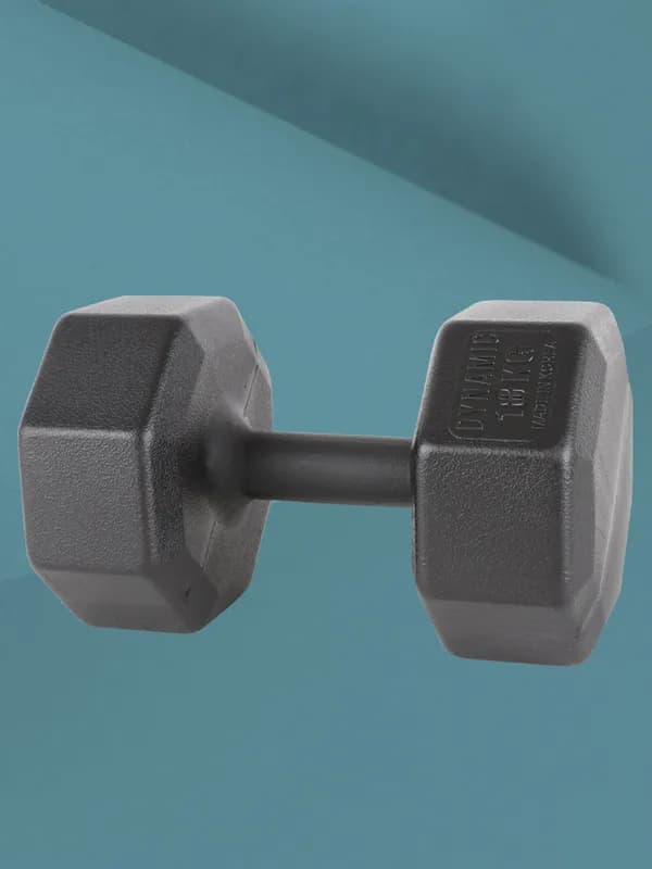 아리프 국산 다이나믹 옥타곤 아령 덤벨 18kg 1개