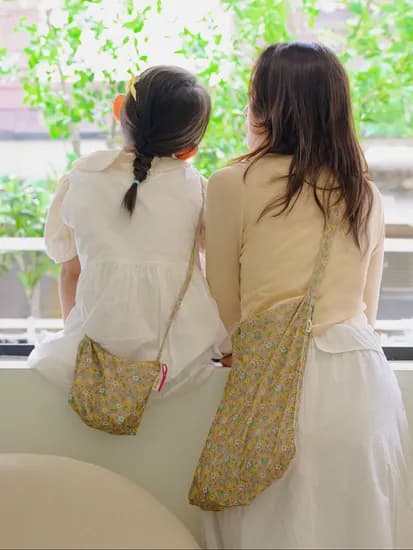 아꼬아 데일리 외출여행가방 크로스 장바구니 공주백 2개