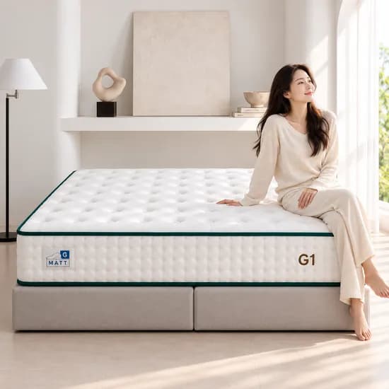 허리가 편안하고 탄탄한 7존 포켓스프링 매트리스 매트지 G1 퀸 Q
