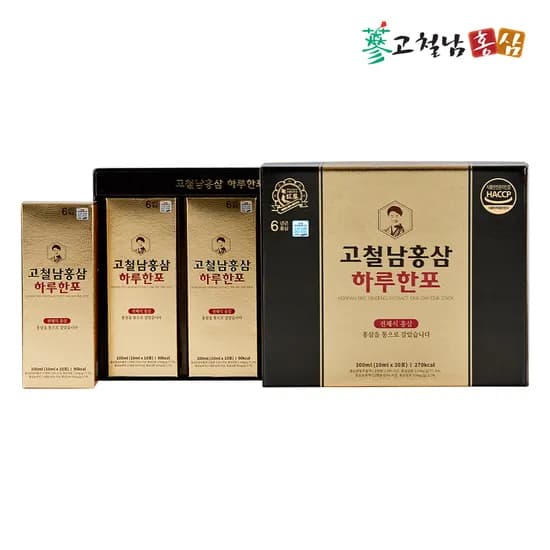 짜먹는 전체식 홍삼 스틱 하루한포 30포, 1개