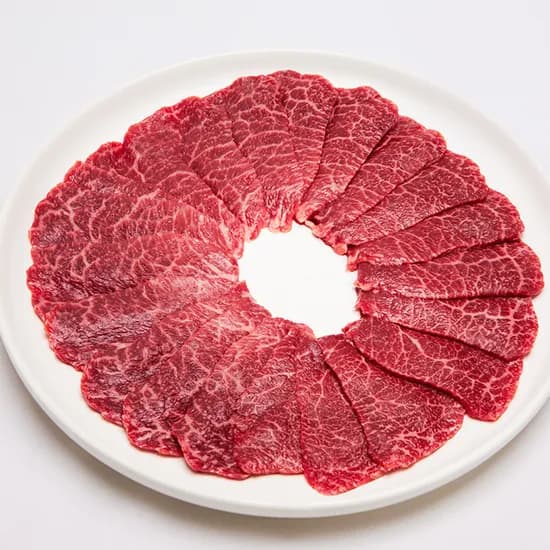 1++ 투뿔 마장동 육사시미 한우 뭉티기 소고기 생고기 쇠고기 우둔살 꾸리살 200g