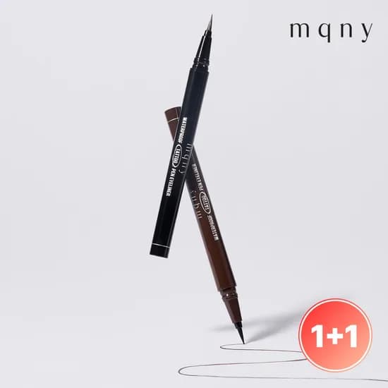 mqny 워터프루프 타투 펜 아이라이너 0.5g 2종 리퀴드 라이너 눈화장 점막아이라이너 붓펜