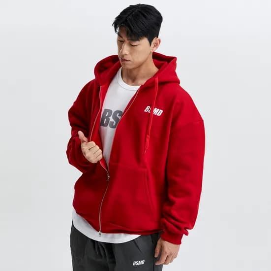 비스트모드 짐웨어 OG 기모 후드집업 헬스 오버핏 긴팔 티셔츠 BSMD