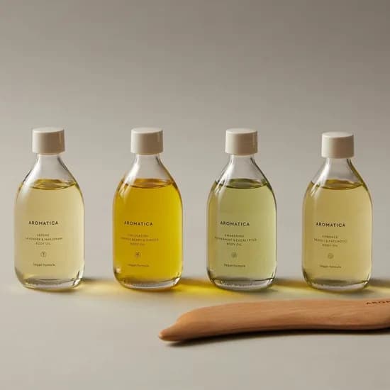 아로마티카 바디오일 100ml 돌고래 바디 괄사 마사지 세트