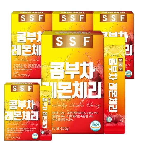 순수식품 콤부차 레몬 체리 2+2 총 120포 유산균 분말 스틱 스코비 구연산 비타민C함유 34,700원