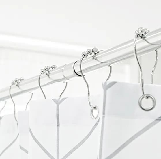 무타공마켓 스텐 샤워커튼봉 화장실 욕실 A(40-55cm)