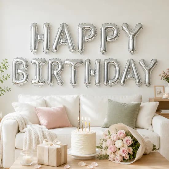 스토리빙 해피벌스데이 생일 파티 레터링 풍선 1+1