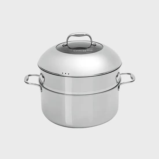 쿡셀 9L 특대형 IH 곰솥 찜기 28cm