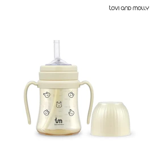 돗바니 바닐라 PPSU 아기 유아 어린이집 빨대컵 180ml