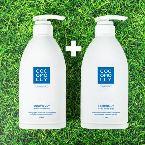 코코몰리 저자극 강아지 판테놀 샴푸 470ml 2개