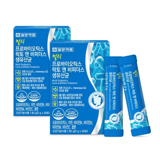 일양약품 멀티 프로바이오틱스 유산균 비피더스 2개월 어린이 임산부