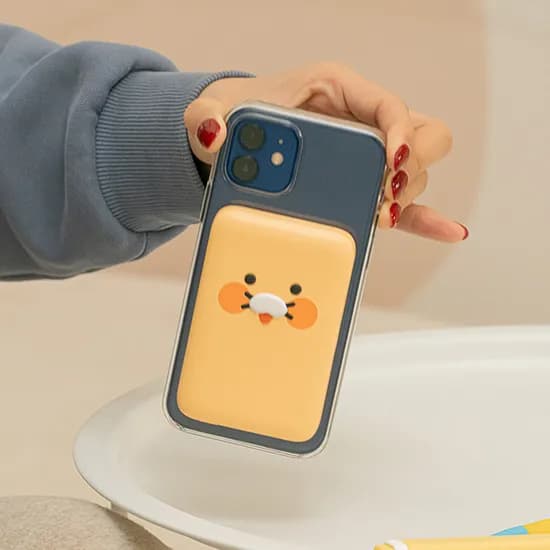 카카오프렌즈 어부바 맥세이프 무선 충전 보조배터리 5000mAh 춘식이