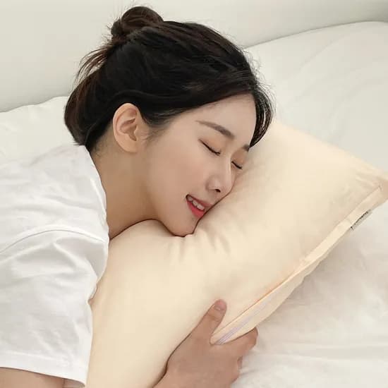 플러스 경추베개  경추 목베개 목디스크 일자목 거북목베개 백토 크림베이지