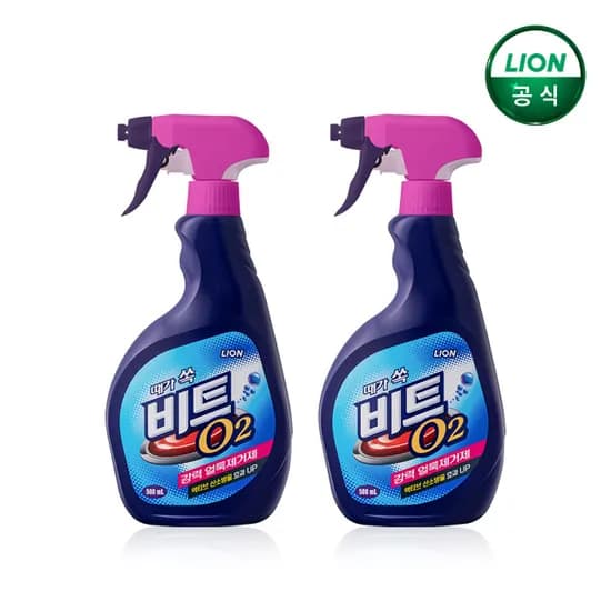비트 O2 강력 얼룩 제거제 500ml 2개