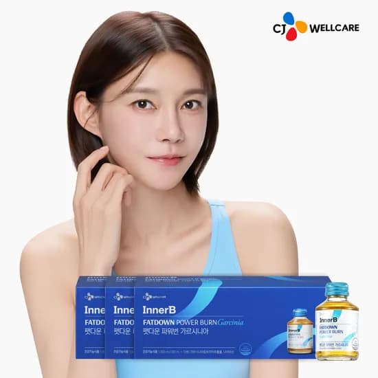CJ 이너비 팻다운 파워번 마스터 가르시니아 10개입, 3개