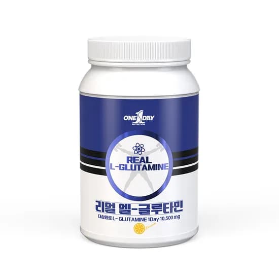 리얼 엘 L-글루타민 준필수/조건부 아미노산 보충 식품 헬스 보조제 보충제 레몬맛