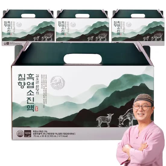 김오곤원장의 흑염소 진액 침향 30포, 4개
