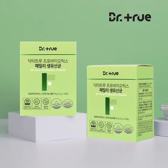 닥터트루 포스트 프로바이오틱스 패밀리 유산균 30포, 2개