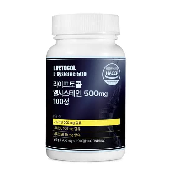 라이프토콜 L 엘 시스테인 500 시스틴 멜라닌 100정, 1개