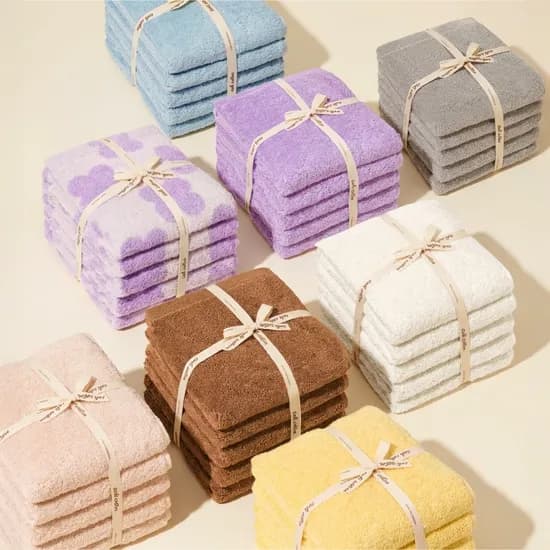 산타바버라 먼지없는 고급 호텔 수건 40수 수피마 페이스 타올 20+20 세트