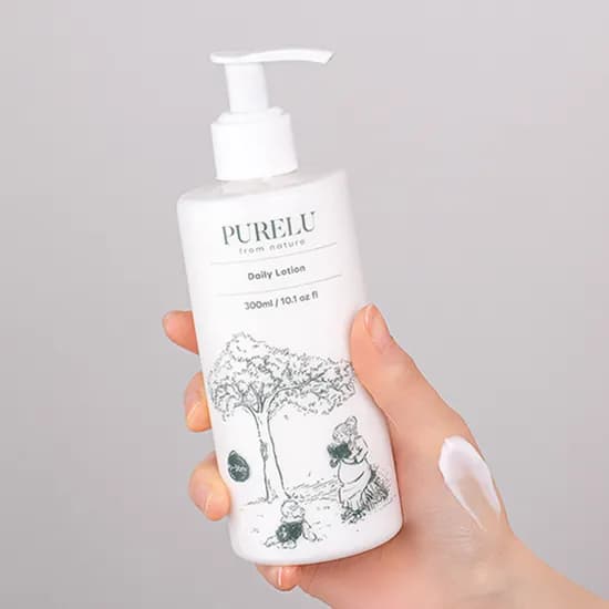 퓨어루 순한 아기 로션 신생아 유아 바디 태열 진정 저자극 촉촉보습 비건 300ml, 1개