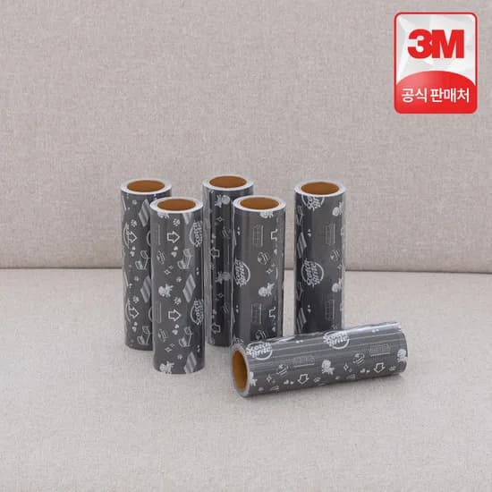 3M 스카치브라이트 대형 클린컷 테이프클리너 리필 6개 (2입 x 3개)