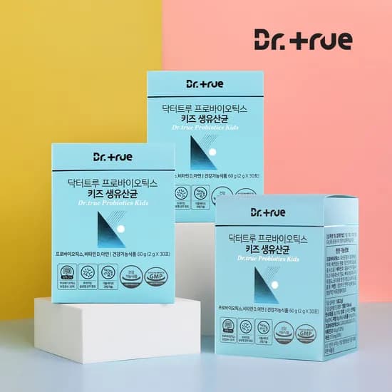 닥터트루 포스트 프로바이오틱스 키즈 유산균 30포, 3개