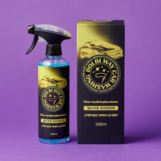돌비웨이 와이퍼 떨림 소음 제거 발수코팅 유리 세정제 500ml