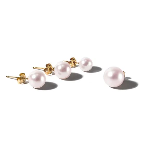 14K 18K 4 ~ 10mm 아코야 해수 진주귀걸이