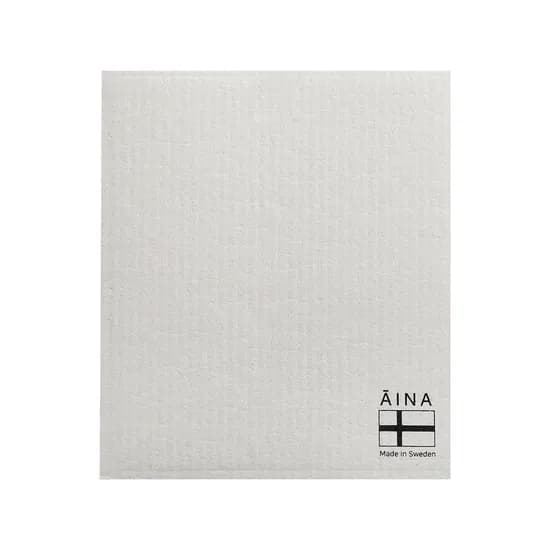 아이나 셀룰로오스 스웨덴 행주 1개, 17cm x 20cm, 화이트 베이직