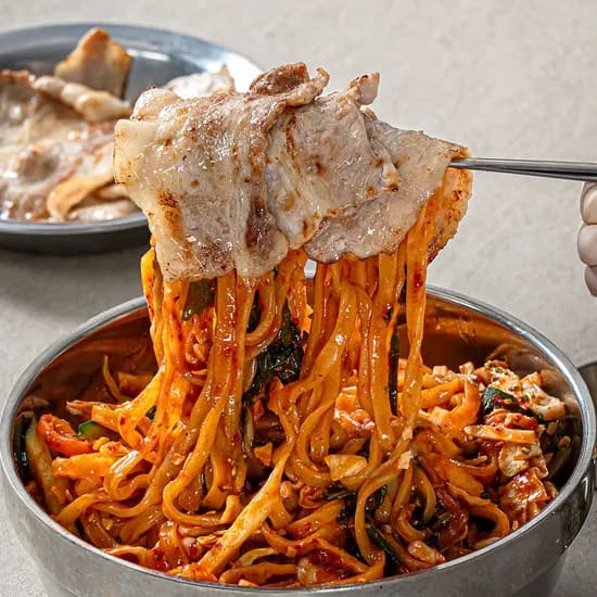 백년밥상 비빔 칼국수 밀키트 2인분