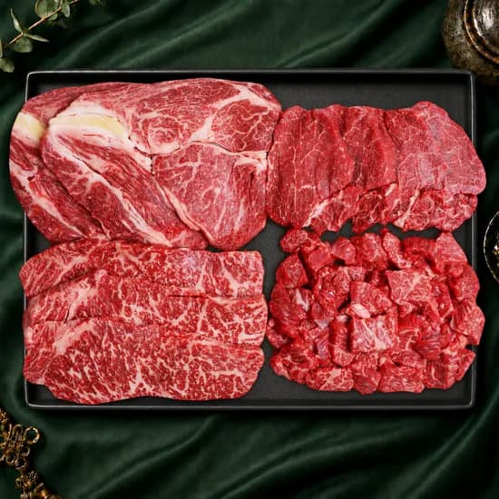 1등급 투뿔한우 선물세트 1.2kg 등심 안심 채끝 국거리 다담3호 가정의달 어버이날 명절 추석 설