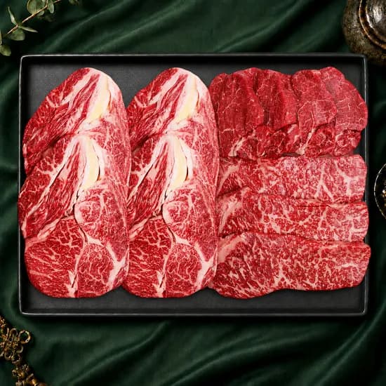 1등급 투뿔한우 선물세트 1.2kg 등심 안심 채끝 다담4호 가정의달 어버이날 명절 추석 설