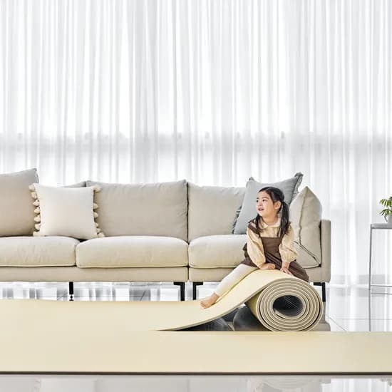 롤마루 층간소음 롤매트 plus 셀프시공 PVC 유아 아기 놀이방 복도 거실 110x100cm