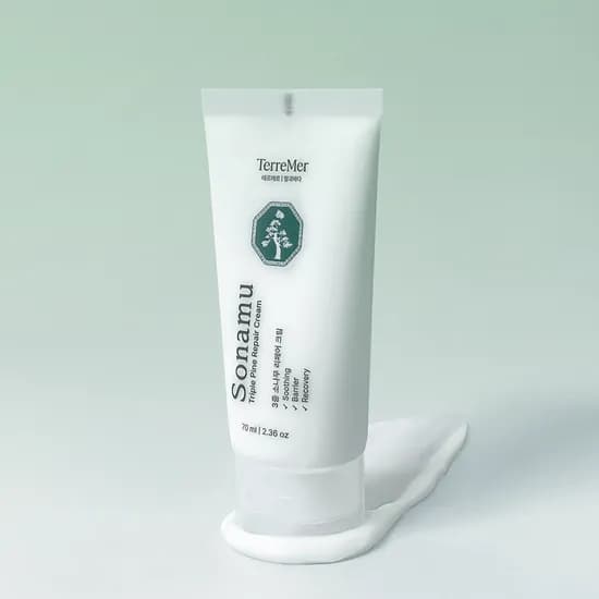 테르메르 3중 소나무 리페어크림 세라마이드 수딩 수분 장벽 시카 재생 크림 70ml, 1개
