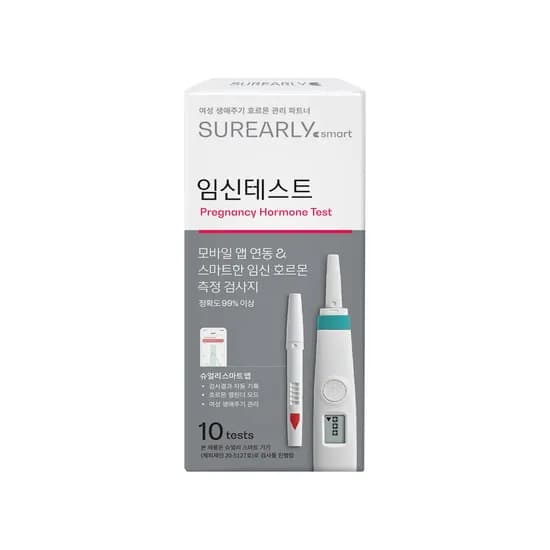 슈얼리 스마트 임신테스트기 10개입 임테기 (기기별매)