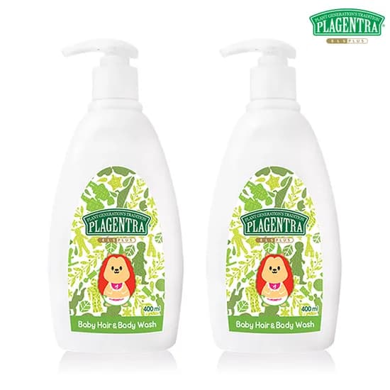 프라젠트라 베이비 헤어 앤 바디워시 Plus 400ml 2개