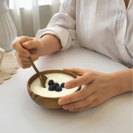 모어우드 요거트볼 나무 샐러드 시리얼볼 아이스크림 디저트 보울