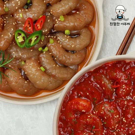 자연산 대하 새우장 간장 양념 안면도 깐새우장 친절한어부씨 11,800원