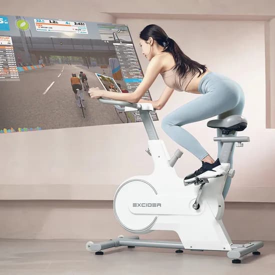 엑사이더 ES370 스피닝 실내자전거 마그네틱 즈위프트 게임 헬스 유산소 하체 운동 기구
