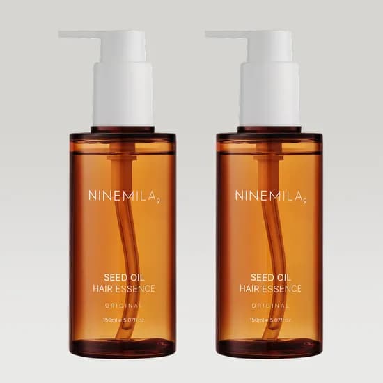 나인밀라 시드 오일 헤어 에센스 아르간 미용실 화이트로즈향, 150ml, 2개