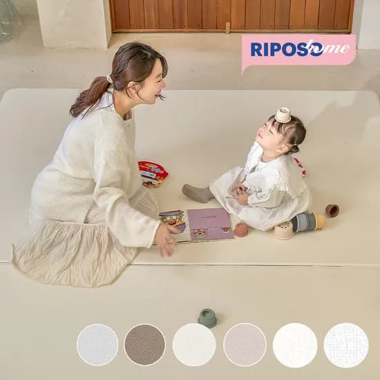 리포소홈 츄잉 PVC 층간소음매트 아기 놀이방매트 인테리어 거실 복도매트