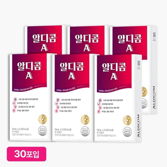 알디콤A 숙취해소제 5포, 6개