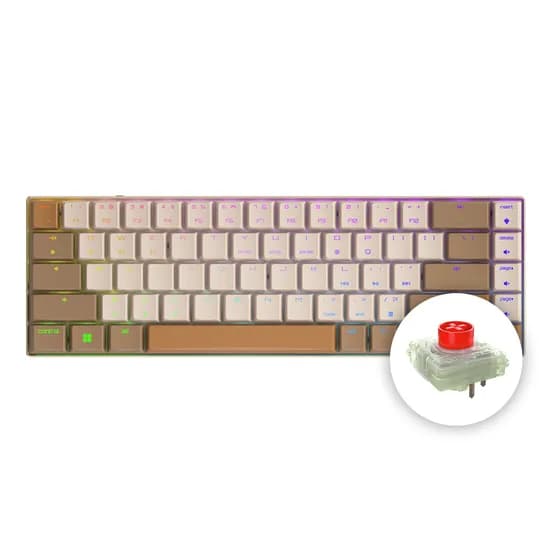 체리 MX LP6.1 RGB 무선 기계식 키보드 초슬림 알루미늄 블루투스 샴페인골드, LP적축