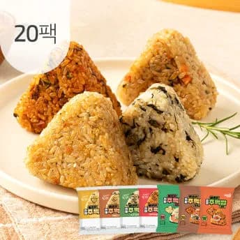 아임닭 바쁘닭 현미 찹쌀주먹밥 100g 7종 20팩