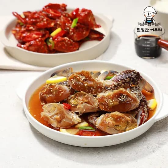 간장 양념게장 순살 무침 꽃게장 1kg 친절한어부씨