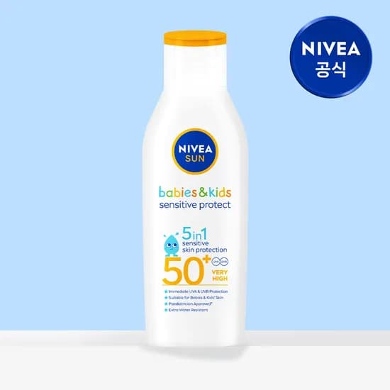 니베아 선 키즈 센서티브 프로텍트 선로션 (SPF50+/PA++++) 200ml, 1개